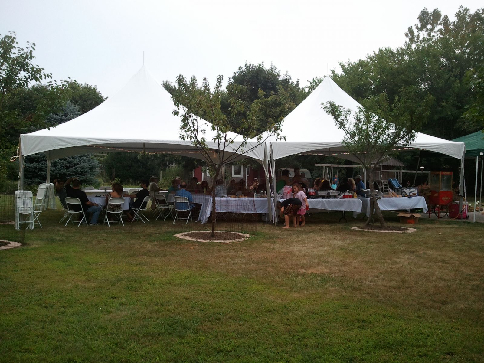 40 foot by 20 foot tent rental for graduation party or other event